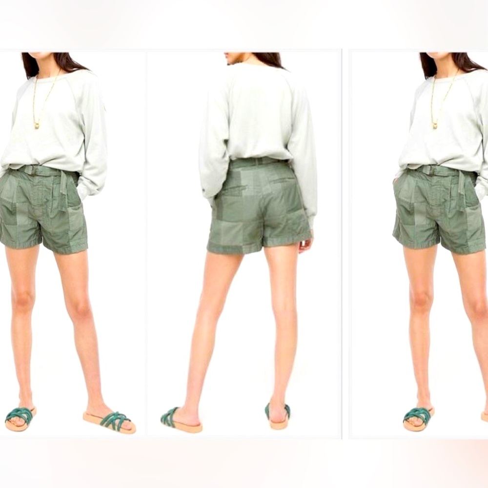 J.Crew Limited Edition D-Ring Patchwork Short - image 1